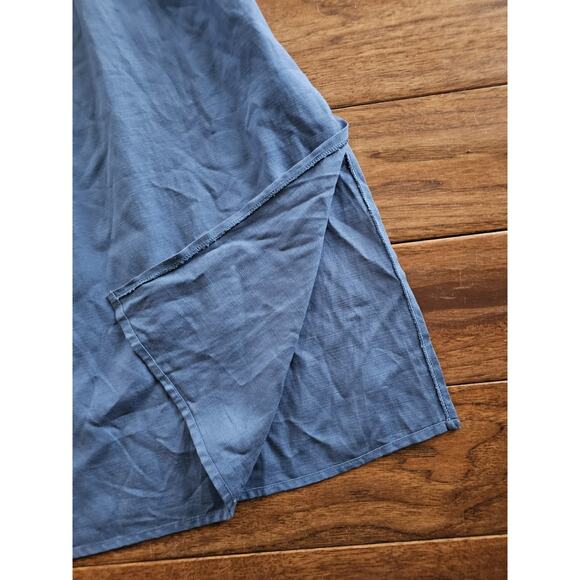 Grace Karin V-Neck Sleeveless Elastic Waist Maxi Linen Blend Dress Size M EUC - Picture 8 of 10